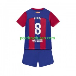 Nogometni Dresovi FC Barcelona Pedri 8 Dječji Domaći dres 2023-2024 Kratkih Rukava