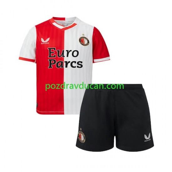 Nogometni Dresovi Feyenoord Rotterdam Dječji Domaći dres 2023-2024 Kratkih Rukava