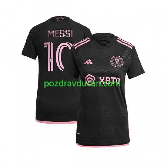 Nogometni Dresovi Inter Miami Lionel Messi 10 Ženski Gostujući dres 2023 Kratkih Rukava