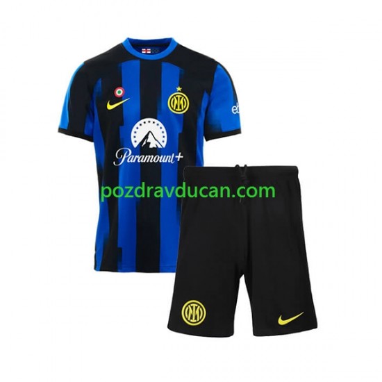 Nogometni Dresovi Inter Milan Dječji Domaći dres 2023-2024 Kratkih Rukava
