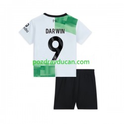Nogometni Dresovi Liverpool Darwin Nunez 9 Dječji Gostujući dres 2023-2024 Kratkih Rukava