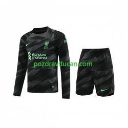 Nogometni Dresovi Liverpool Vratar Dječji Gostujući dres 2023-2024 Dugi Rukav