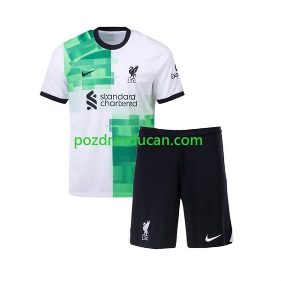 Nogometni Dresovi Liverpool Dječji Gostujući dres 2023-2024 Kratkih Rukava
