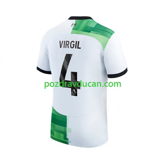 Nogometni Dresovi Liverpool Virgil van Dijk 4 Muški Gostujući dres 2023-2024 Kratkih Rukava