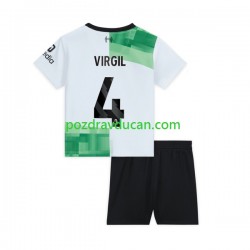Nogometni Dresovi Liverpool Virgil van Dijk 4 Dječji Gostujući dres 2023-2024 Kratkih Rukava