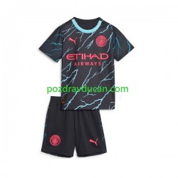 Nogometni Dresovi Manchester City Dječji Treći dres 2023-2024 Kratkih Rukava