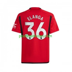 Nogometni Dresovi Manchester United Anthony Elanga 36 Muški Domaći dres 2023-2024 Kratkih Rukava