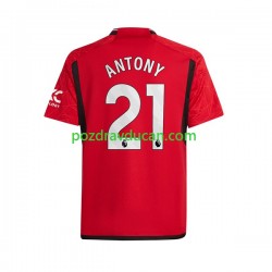 Nogometni Dresovi Manchester United Antony Matheus 21 Muški Domaći dres 2023-2024 Kratkih Rukava