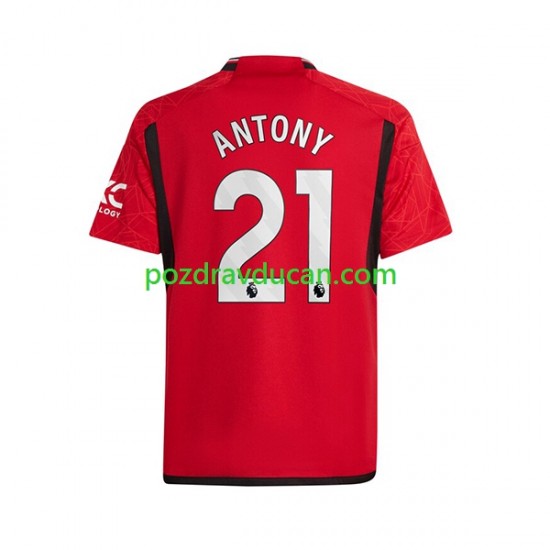 Nogometni Dresovi Manchester United Antony Matheus 21 Muški Domaći dres 2023-2024 Kratkih Rukava