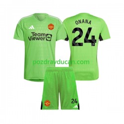 Nogometni Dresovi Manchester United Andre Onana 24 Vratar Dječji Domaći dres 2023-2024 Kratkih Rukava