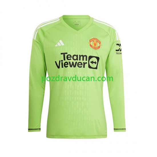 Nogometni Dresovi Manchester United Vratar Muški Domaći dres 2023-2024 Dugi Rukav