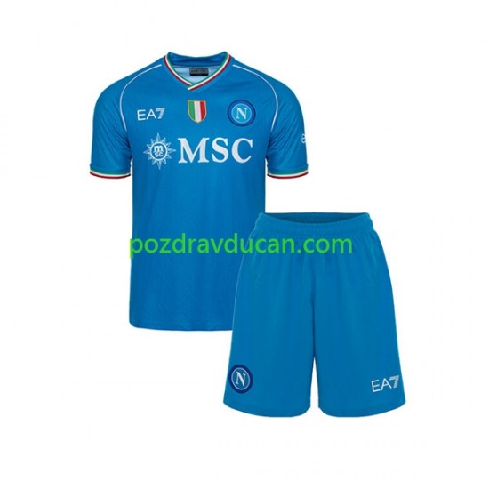 Nogometni Dresovi Napoli Dječji Domaći dres 2023-2024 Kratkih Rukava