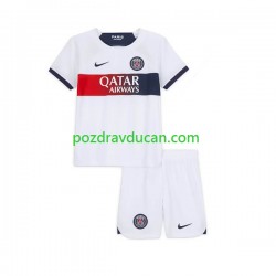 Nogometni Dresovi Paris Saint-Germain Dječji Gostujući dres 2023-2024 Kratkih Rukava