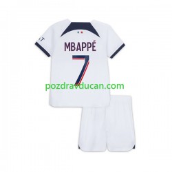 Nogometni Dresovi Paris Saint-Germain Mbappé Kylian 7 Dječji Gostujući dres 2023-2024 Kratkih Rukava
