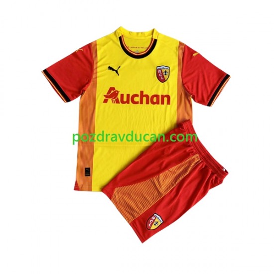 Nogometni Dresovi RC Lens Dječji Domaći dres 2023-2024 Kratkih Rukava