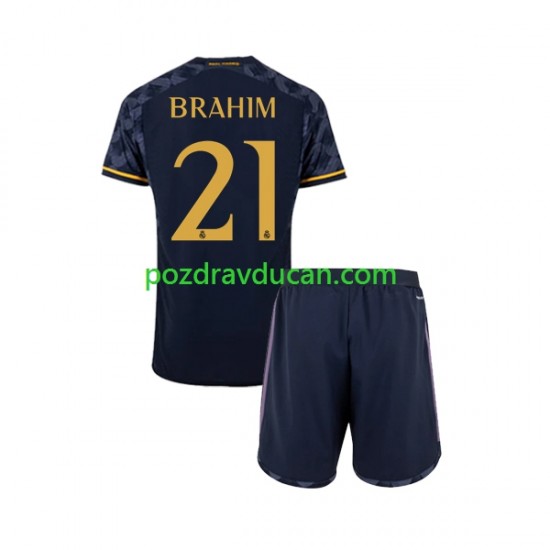 Nogometni Dresovi Real Madrid Brahim Diaz 21 Dječji Gostujući dres 2023-2024 Kratkih Rukava