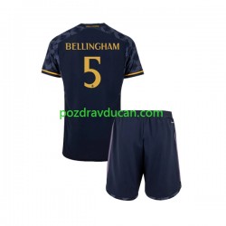 Nogometni Dresovi Real Madrid Jude Bellingham 5 Dječji Gostujući dres 2023-2024 Kratkih Rukava