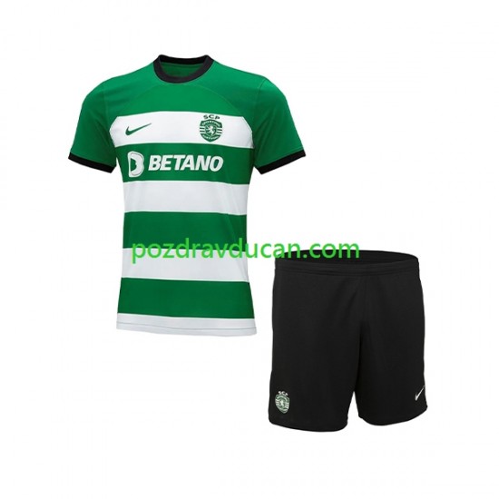 Nogometni Dresovi Sporting CP Dječji Domaći dres 2023-2024 Kratkih Rukava