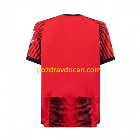 Nogometni Dresovi AC Milan Muški Domaći dres 2023-2024 Kratkih Rukava