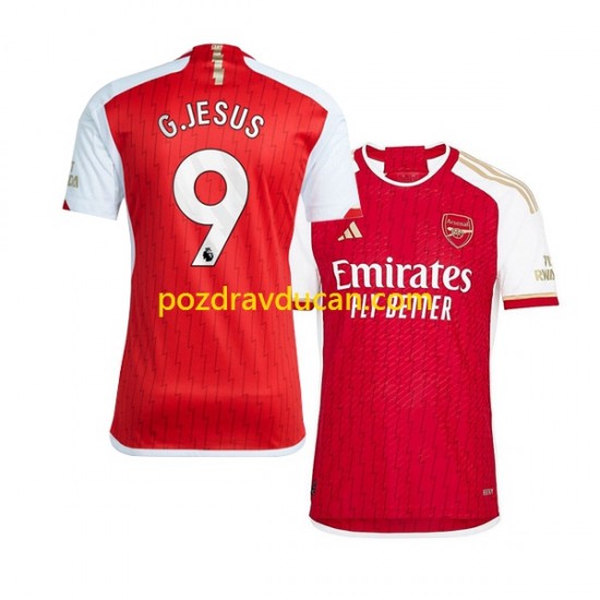 Nogometni Dresovi Arsenal Gabriel Jesus 9 Muški Domaći dres 2023-2024 Kratkih Rukava
