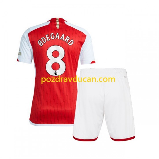 Nogometni Dresovi Arsenal Martin Odegaard 8 Dječji Domaći dres 2023-2024 Kratkih Rukava