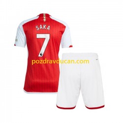 Nogometni Dresovi Arsenal Saka 7 Dječji Domaći dres 2023-2024 Kratkih Rukava