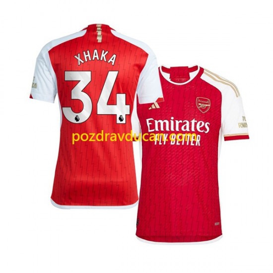 Nogometni Dresovi Arsenal Xhaka 34 Muški Domaći dres 2023-2024 Kratkih Rukava