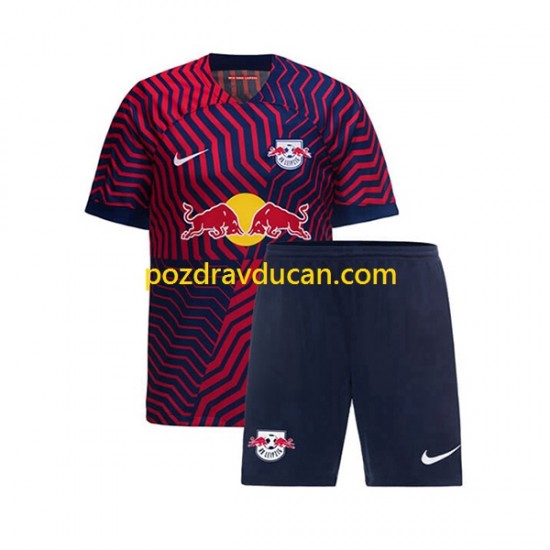 Nogometni Dresovi RB Leipzig Dječji Gostujući dres 2023-2024 Kratkih Rukava