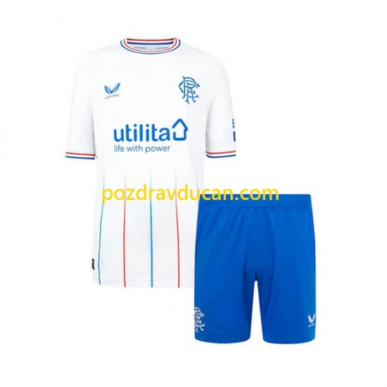 Nogometni Dresovi Rangers Dječji Gostujući dres 2023-2024 Kratkih Rukava