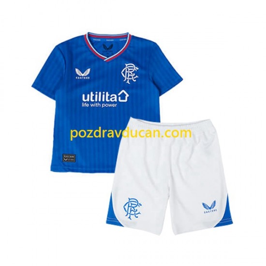 Nogometni Dresovi Rangers Dječji Domaći dres 2023-2024 Kratkih Rukava