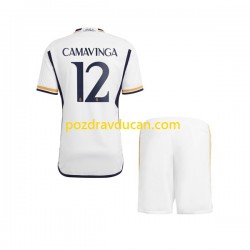 Nogometni Dresovi Real Madrid Camavinga 12 Dječji Domaći dres 2023-2024 Kratkih Rukava