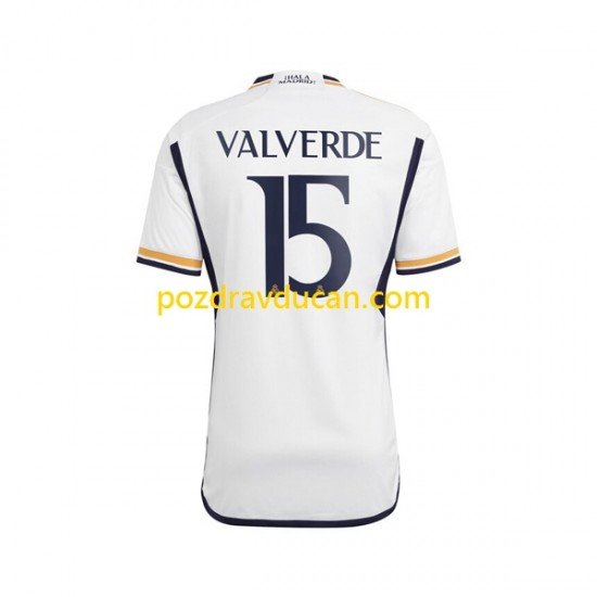 Nogometni Dresovi Real Madrid Federico Valverde 15 Muški Domaći dres 2023-2024 Kratkih Rukava