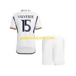Nogometni Dresovi Real Madrid Federico Valverde 15 Dječji Domaći dres 2023-2024 Kratkih Rukava