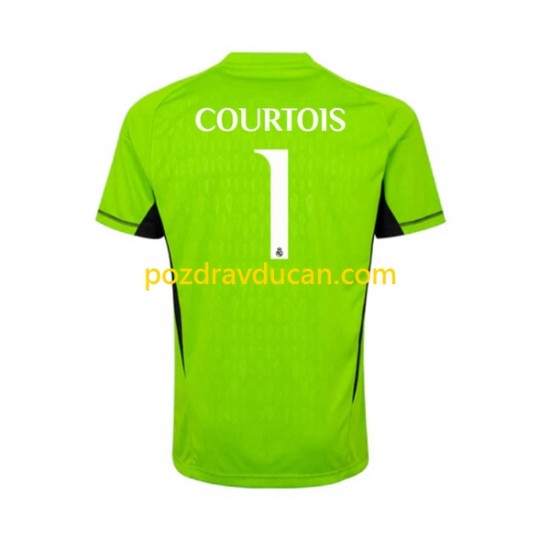 Nogometni Dresovi Real Madrid Thibaut Courtois 1 Vratar Muški Domaći dres 2023-2024 Kratkih Rukava