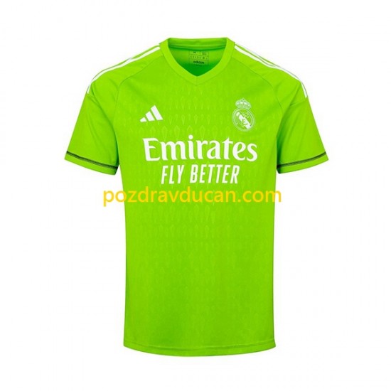 Nogometni Dresovi Real Madrid Thibaut Courtois 1 Vratar Muški Domaći dres 2023-2024 Kratkih Rukava