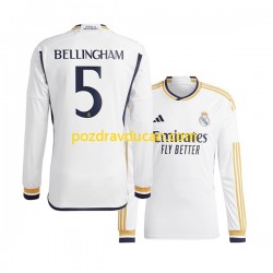 Nogometni Dresovi Real Madrid Jude Bellingham 5 Muški Domaći dres 2023-2024 Dugi Rukav