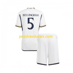 Nogometni Dresovi Real Madrid Jude Bellingham 5 Dječji Domaći dres 2023-2024 Kratkih Rukava