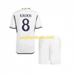 Nogometni Dresovi Real Madrid Kroos 8 Dječji Domaći dres 2023-2024 Kratkih Rukava