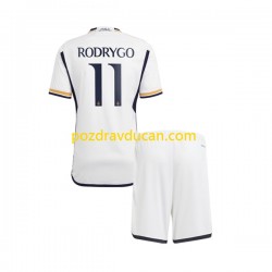 Nogometni Dresovi Real Madrid Rodrygo Goes 11 Dječji Domaći dres 2023-2024 Kratkih Rukava