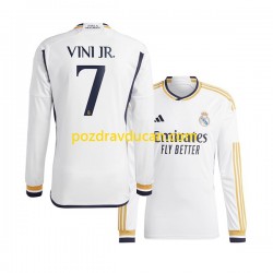 Nogometni Dresovi Real Madrid Vinicius Junior 7 Muški Domaći dres 2023-2024 Dugi Rukav