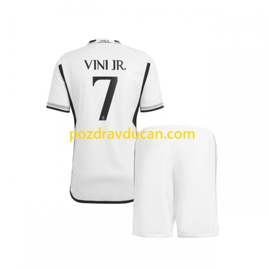 Nogometni Dresovi Real Madrid Vinicius Junior 7 Dječji Domaći dres 2023-2024 Kratkih Rukava