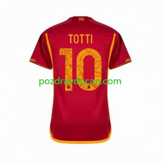 Nogometni Dresovi Roma Totti 10 Muški Domaći dres 2023-2024 Kratkih Rukava