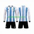Nogometni Dresovi Argentina 3 Stars Dječji Domaći dres World Cup 2022 Dugi Rukav