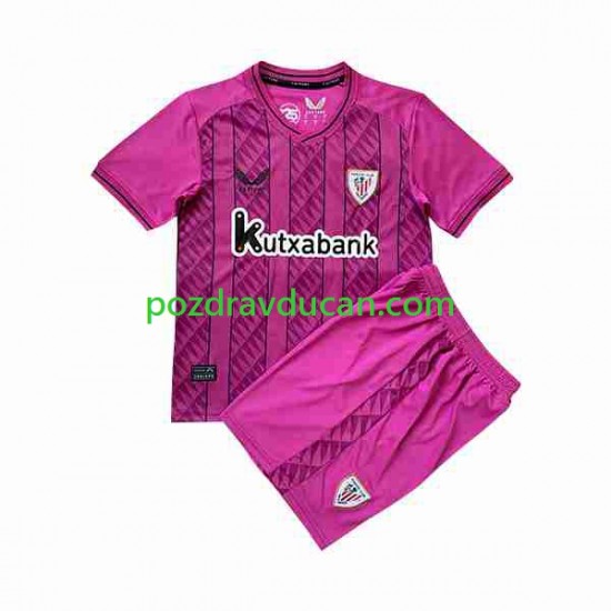 Nogometni Dresovi Athletic Bilbao Vratar Dječji Gostujući dres 2023-2024 Kratkih Rukava