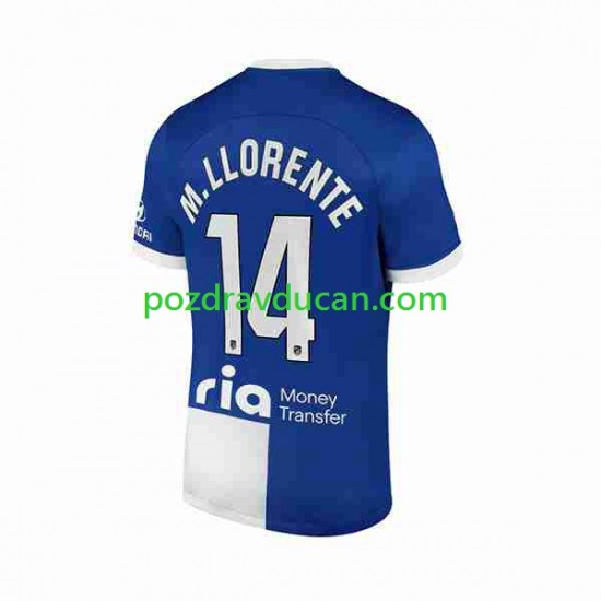 Nogometni Dresovi Atlético Madrid 2 Marcos Llorente 14 Muški Gostujući dres 2023-2024 Kratkih Rukava