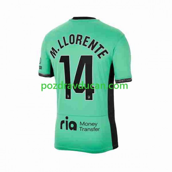 Nogometni Dresovi Atlético Madrid 2 Marcos Llorente 14 Muški Treći dres 2023-2024 Kratkih Rukava