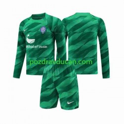 Nogometni Dresovi Atlético Madrid Vratar Dječji Gostujući dres 2023-2024 Dugi Rukav