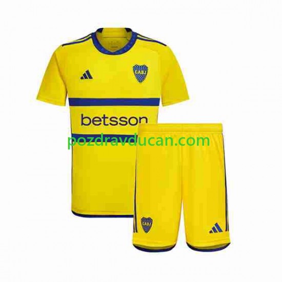 Nogometni Dresovi Boca Juniors Dječji Gostujući dres 2023-2024 Kratkih Rukava