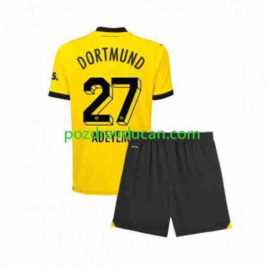 Nogometni Dresovi Borussia Dortmund Karim Adeyemi 27 Dječji Domaći dres 2023-2024 Kratkih Rukava