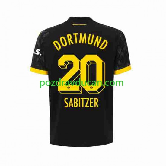 Nogometni Dresovi Borussia Dortmund Marcel Sabitzer 20 Muški Gostujući dres 2023-2024 Kratkih Rukava